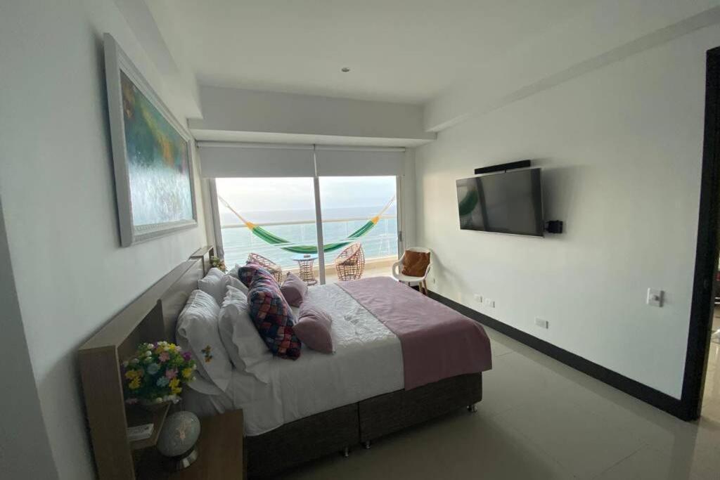 Caminando Hacia La Playa Apartment Cartagena Ngoại thất bức ảnh