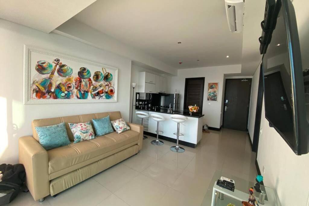 Caminando Hacia La Playa Apartment Cartagena Ngoại thất bức ảnh