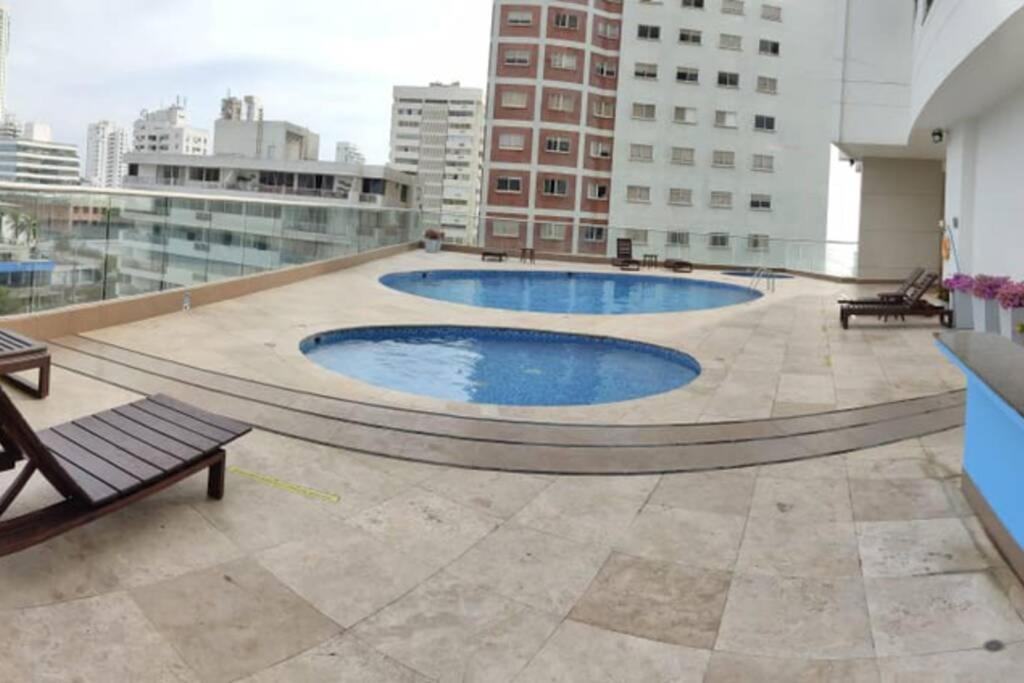 Caminando Hacia La Playa Apartment Cartagena Ngoại thất bức ảnh